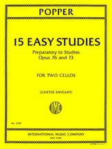 15 Easy Studies Cello Duet cover